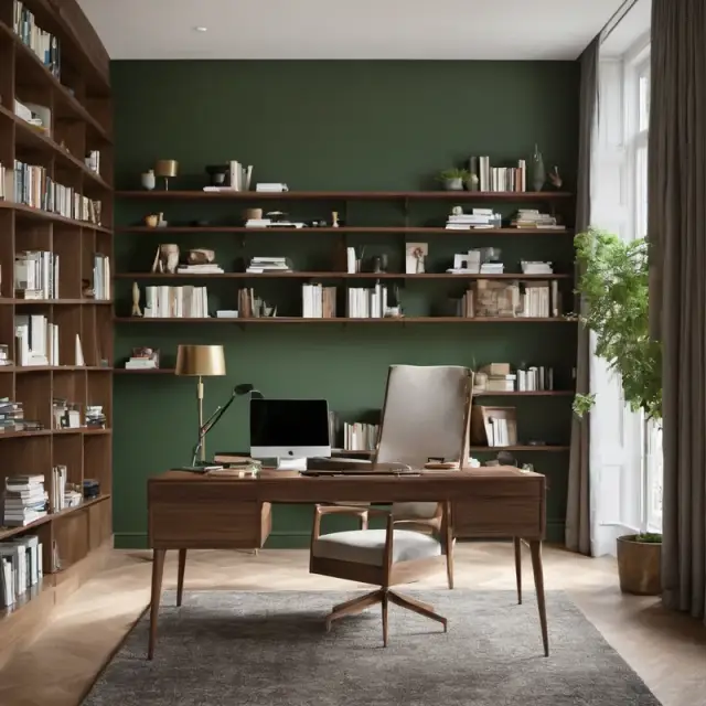 Concept render: Home office, placeholder imagery